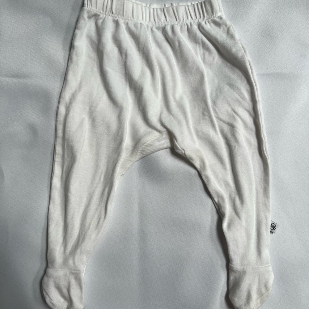 White pants with footies